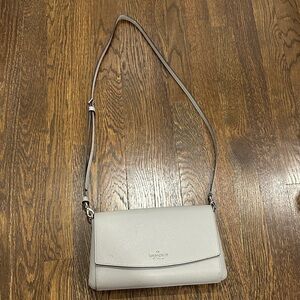 Kate Spade Light Gray Crossbody Bag